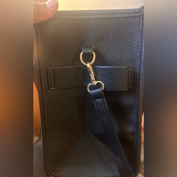 THE TOTE BAG VEGAN LEATHER BLACK - Picture 8 of 12